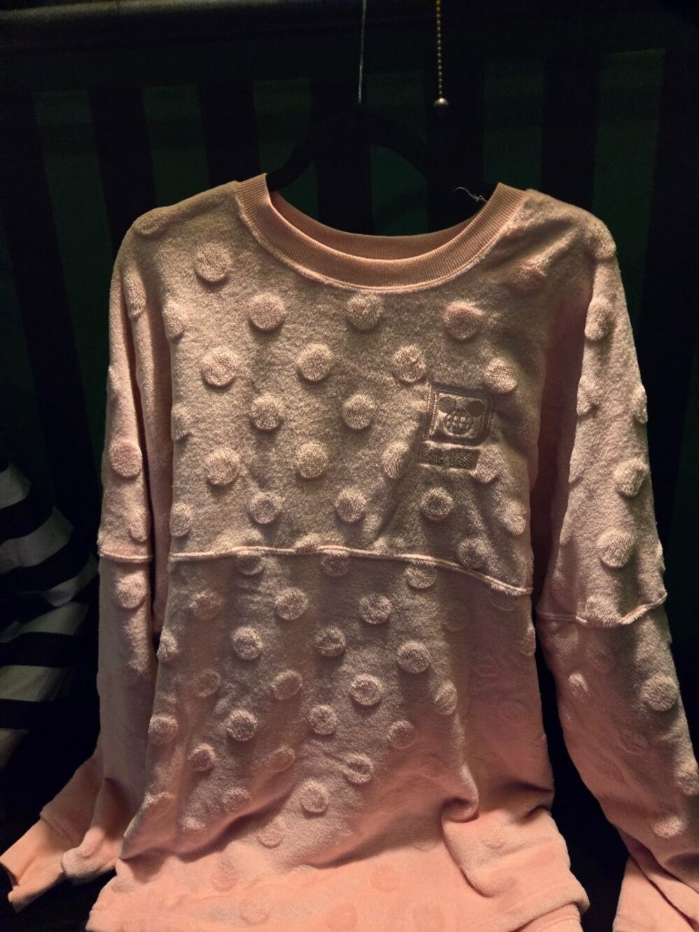 Walt Disney World Pink Sherpa Polka Dot Spirit Jersey - XXL